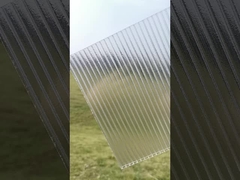 80%-95% di trasmissione luminosa lenzuola solare PC lenzuola in rilievo per il rifugio della stazione degli autobus