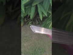 8-16mm PC Profil cappuccio a scatto Su e giù fibbia Per foglio di policarbonato