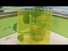 4 mm di foglio vuoto di policarbonato giallo