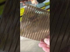 6 mm di policarbonato bronzo protetto da UV