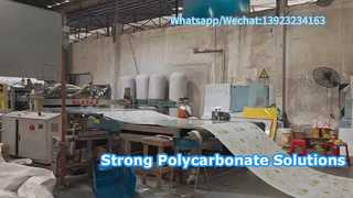 Durable Polycarbonate Sheets & Canopies production and transportation