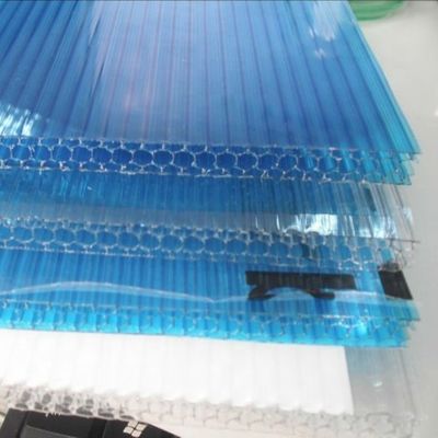 Retardamento del fuoco PC Honeycomb foglio vuoto con pannello di policarbonato colorato