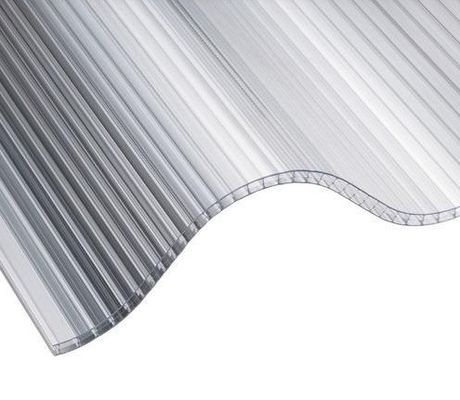 10mm Telaio PC pannelli di tetto 100% materiale Virgin Bayer 12%-95% Trasmissione della luce