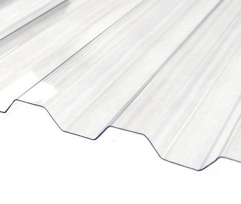 Un buon prezzo. Protezione UV 50um 0,8 mm Policarbonato trasparente in ondulato in linea