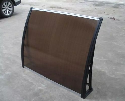 600 mm vetrina di policarbonato canopy finestra con supporto di plastica