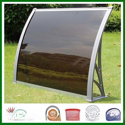 Un buon prezzo. Canopy di alluminio auto-pulita per balcone policarbonato capanno di ingresso Canopy porta d'ingresso in linea