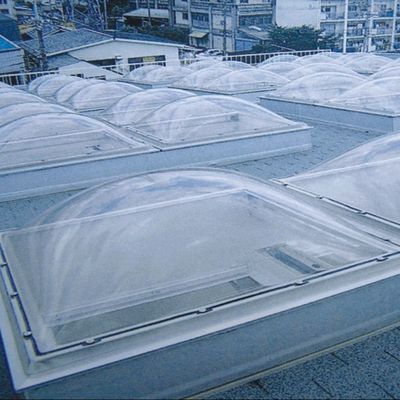 Prodotti trasformati in policarbonato per lucernari trasparenti per edifici moderni
