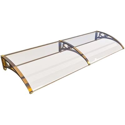 Facile assemblaggio ombrello solare silenzioso PC Canopy di foglio solido Tollo con riduzione del rumore del telaio in alluminio