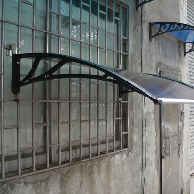 Assento esterno PC Canopy Bracket per foglio vuoto o solido in policarbonato