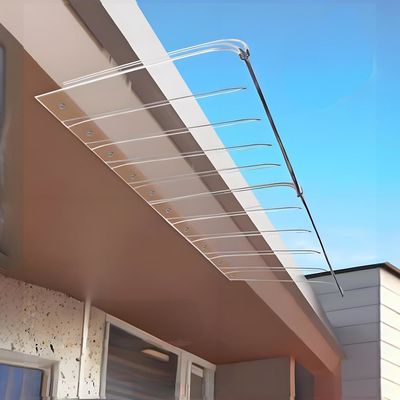 Un buon prezzo. Chiara, invisibile tenda in policarbonato PC fai da te scelta a bassa manutenzione per la protezione contro il tempo in linea