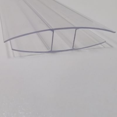 Profili in plastica trasparente e personalizzabile a forma di H da 4 mm a 16 mm di foglio cavo in policarbonato