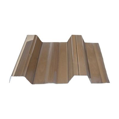 Fogli corrugati in policarbonato di plastica resistente Protezione UV Facile da tagliare Densità 1,2 kg/m2