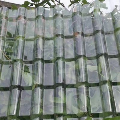 0.8 mm a 2.5 mm Protezione UV Lastante di plastica ondulata Policarbonato carta ondulata
