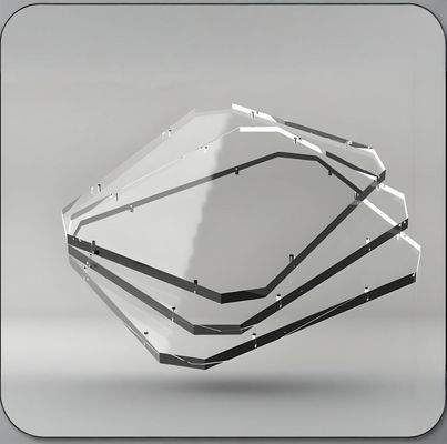 Un buon prezzo. taglio personalizzato trasparente 3mm 3,05m*3,05m foglio PMMA acrilico per segnaletica e display in linea