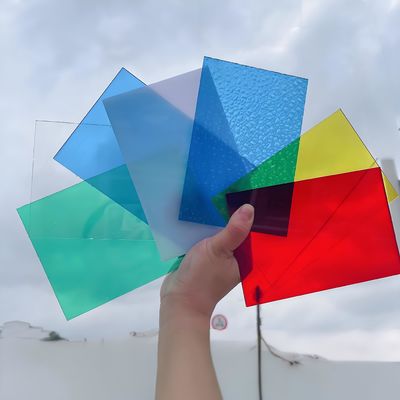 Materiale per il tetto di policarbonato massello colorato per lucernario per luce naturale ed efficienza energetica