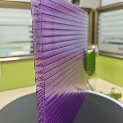 Tetti di copertura in policarbonato da 8 mm di colore viola