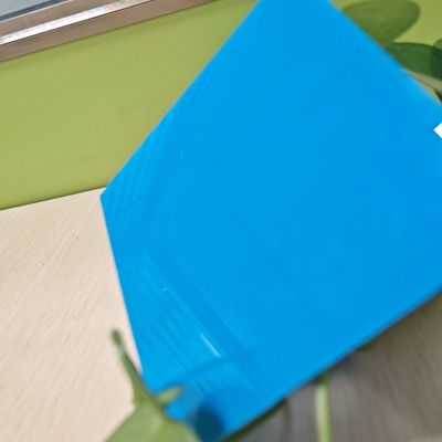 Lastra in policarbonato solido blu opaco 1mm-20mm ad alta resistenza agli urti