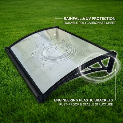 Un buon prezzo. Lunghezza del supporto 1000mm Canopy PC con 5.0mm PC foglio cavo o PC foglio solido Perfetto per applicazioni industriali in linea