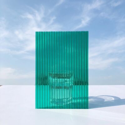 Un buon prezzo. Policarbonato di plastica verde foglio cavo spessore leggero da 4,0 mm a 20,0 mm Perfetto per segnaletica e soluzioni di illuminazione naturale architettonica in linea