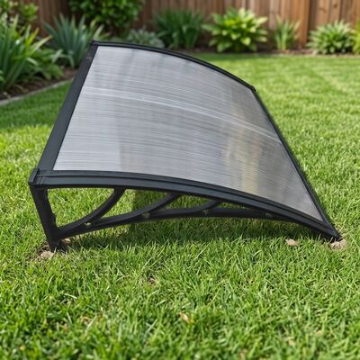 Un buon prezzo. Canopy di porta in policarbonato montato a parete, resistente alle intemperie, da meno 40 a 120 gradi in linea